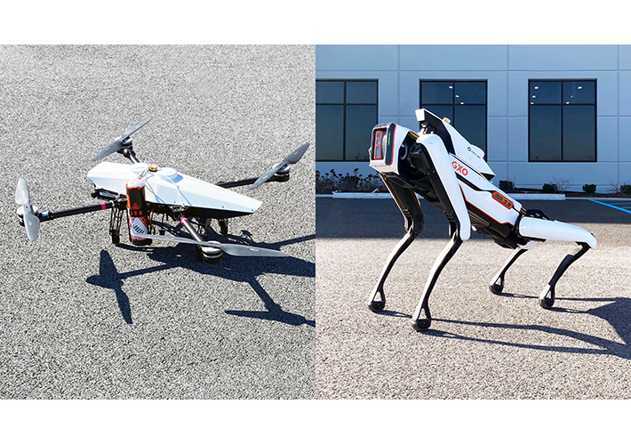 Foto GXO mejora su seguridad con tecnología avanzada DroneDog  y un sistema de drones de seguridad aérea de Asylon.